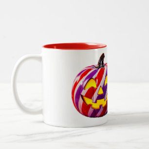Candy Stripe Pumpkin II Mug