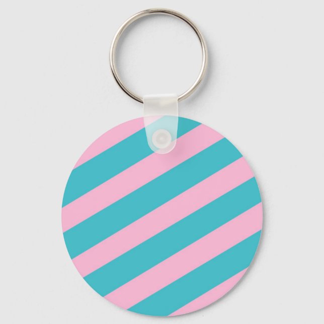 Candy Stripes Key Ring (Front)