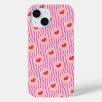 Candy Stripes Red Love Hearts Valentine's Day