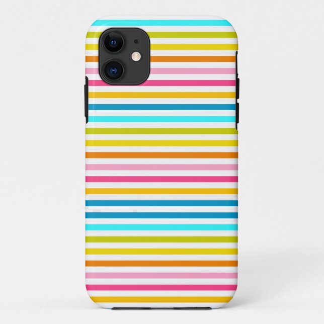 candy stripes summer spring style chic Case-Mate iPhone case (Back)