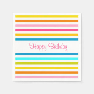 candy stripes summer spring style chic napkin