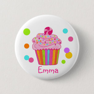 Candy Surprise Cupcake 6 Cm Round Badge