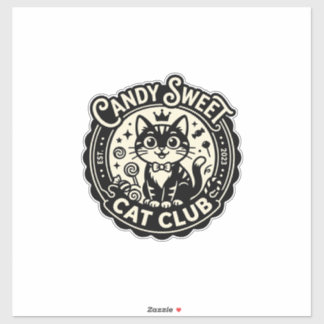 Candy Sweet Cat Funny Cat Graphic - Candy Sweet Ca