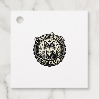 Candy Sweet Cat Funny Cat Graphic - Candy Sweet Ca Favour Tags