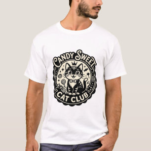 Candy Sweet Cat Funny Cat Graphic - Candy Sweet Ca T-Shirt