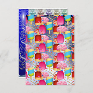 CANDY SWEET PATTERN RAINBOW double sided
