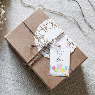 Candy Sweet Shop Thank You Gift Tags