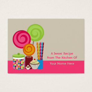 Candy & Sweets Recipe Cards