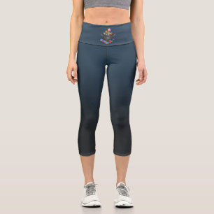 Candy Sweets Trick or Treat Halloween Party Capri Leggings