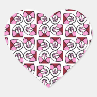 Candy Swirl Heart Sticker
