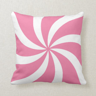 Candy Swirl in Bubblegum Pink Cushion