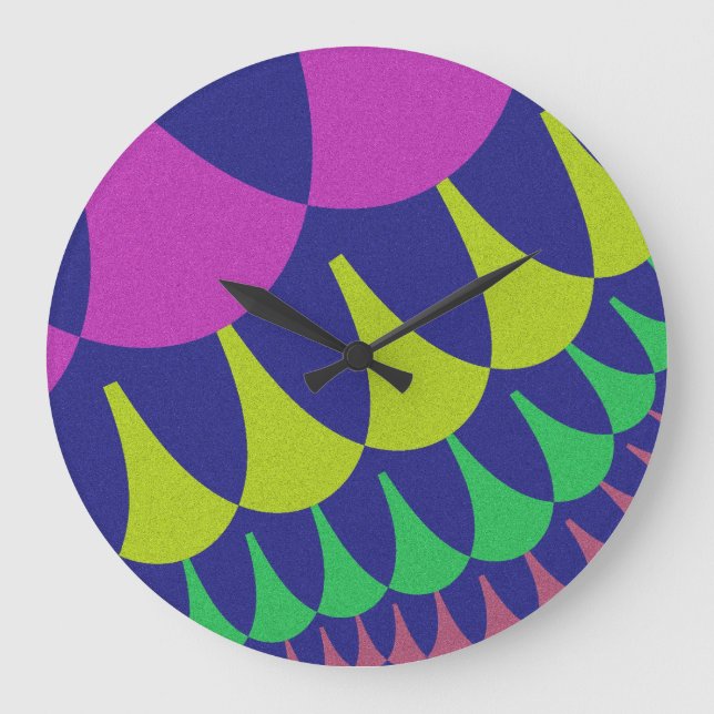 Candy Tart Scales Large Clock (Front)