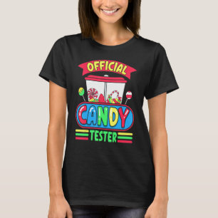 Candy Tester Lollipop Sweets Halloween Girls Boys T-Shirt