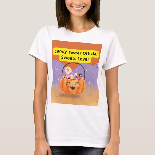 Candy Tester Official Sweets Lover T-Shirt (Front)