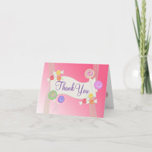 Candy Thank You Card