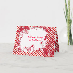 Candy vine,customisable Greeting card