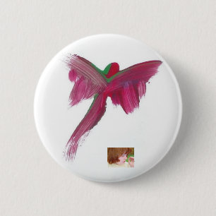 Candy Waters Autism Artist 6 Cm Round Badge