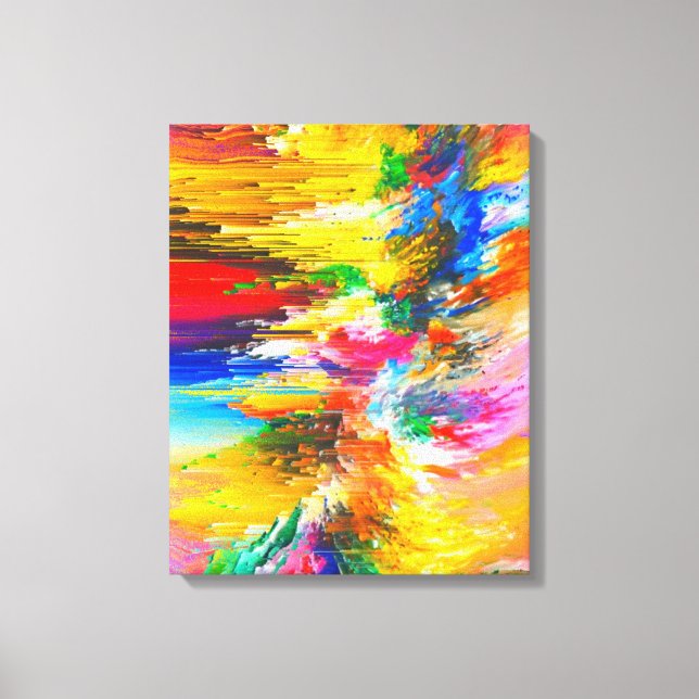 Candy Waters Autism Artist Canvas Print (Front)