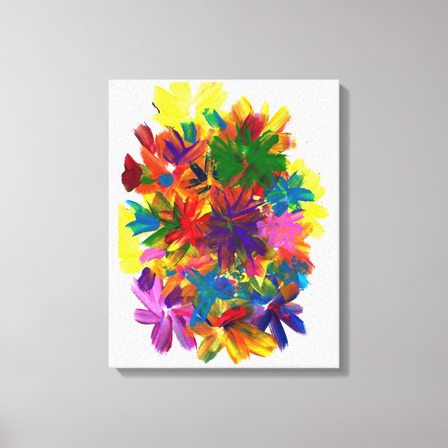 Candy Waters Autism Artist Canvas Print (Front)