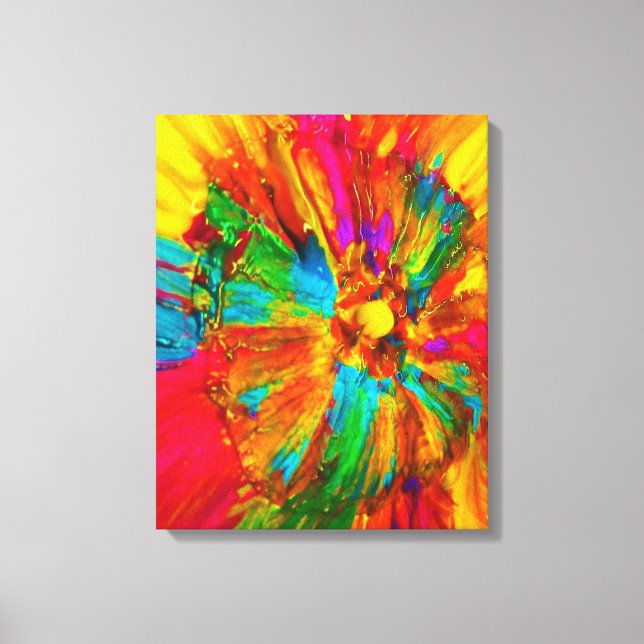 Candy Waters Autism Artist Canvas Print (Front)