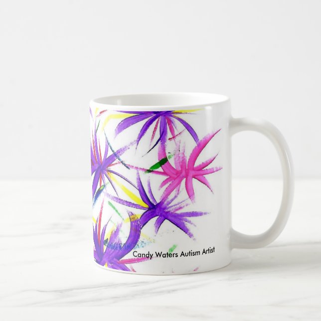 Candy Waters Autism Artist Coffee Mug (Right)