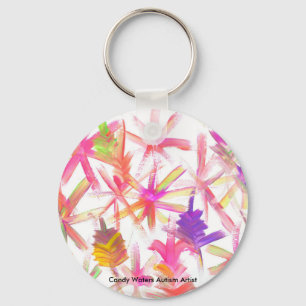Candy Waters Autism Artist Key Ring