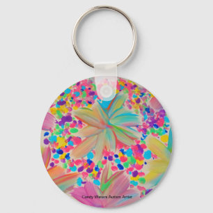 Candy Waters Autism Artist Key Ring