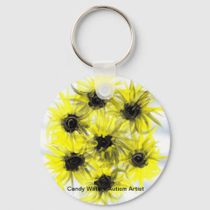 Candy Waters Autism Artist Key Ring