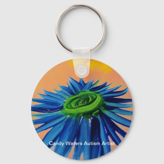 Candy Waters Autism Artist Key Ring (Front)