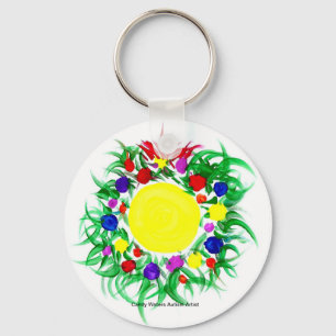 Candy Waters Autism Artist Key Ring