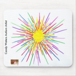 Candy Waters Autism Artist Mouse Mat