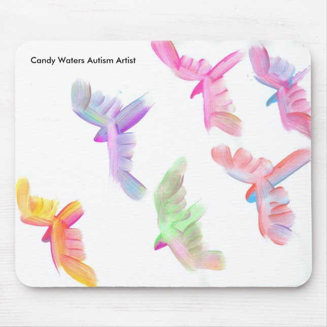 Candy Waters Autism Artist Mouse Mat (Front)