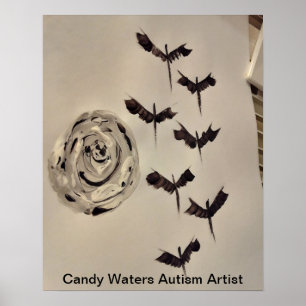 Candy Waters Autism Artist Poster