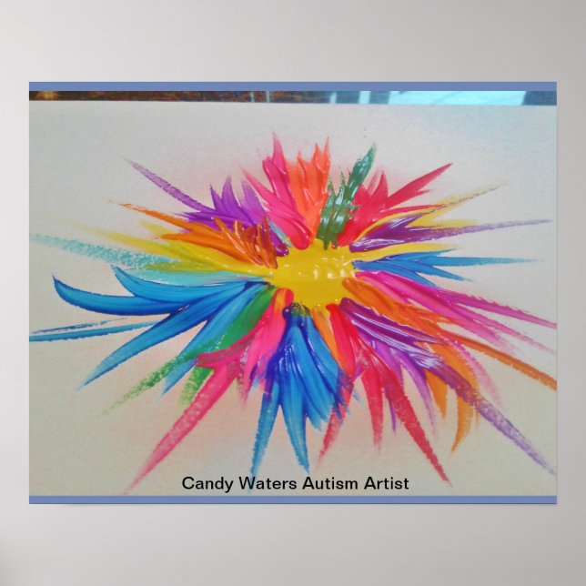 Candy Waters Autism Artist Poster (Front)