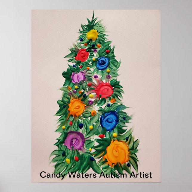 Candy Waters Autism Artist Poster (Front)
