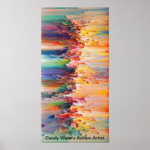 Candy Waters Autism Artist Poster