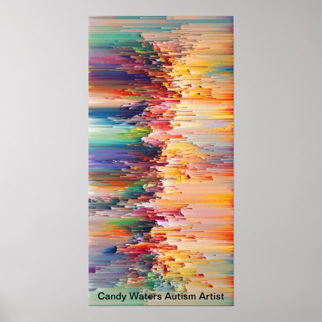 Candy Waters Autism Artist Poster (Front)
