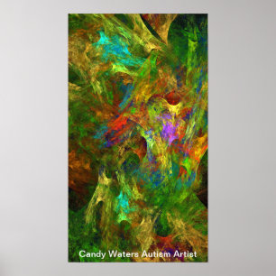 Candy Waters Autism Artist Poster
