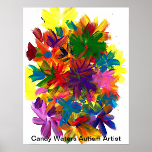 Candy Waters Autism Artist Poster