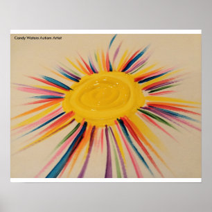 Candy Waters Autism Artist Poster