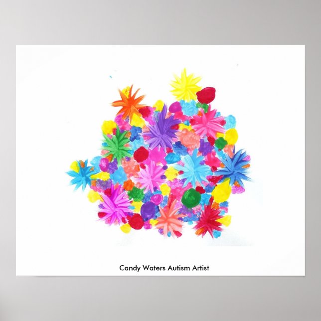 Candy Waters Autism Artist Poster (Front)