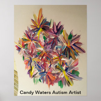 Candy Waters Autism Artist Poster