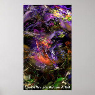 Candy Waters Autism Artist Poster