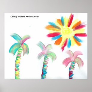 Candy Waters Autism Artist Poster