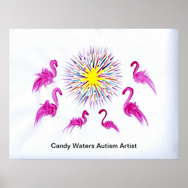Candy Waters Autism Artist Poster (Front)