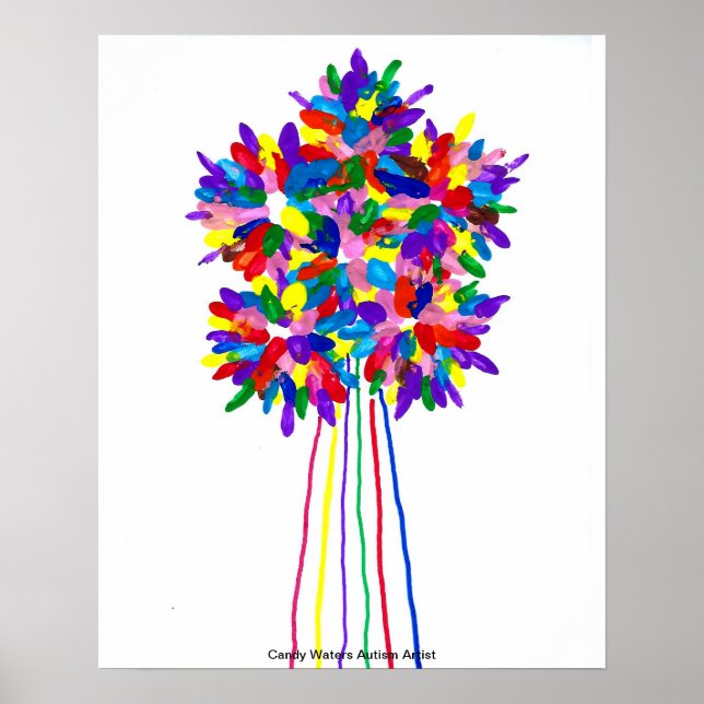 Candy Waters Autism Artist Poster (Front)