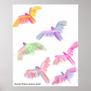 Candy Waters Autism Artist Poster