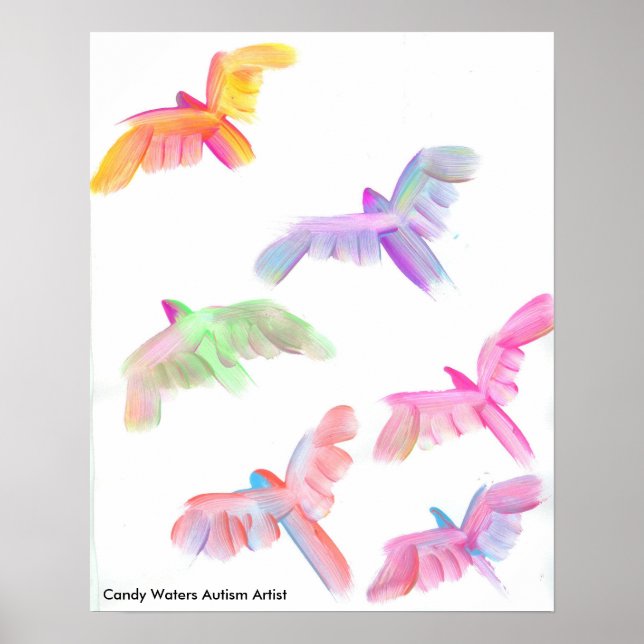 Candy Waters Autism Artist Poster (Front)