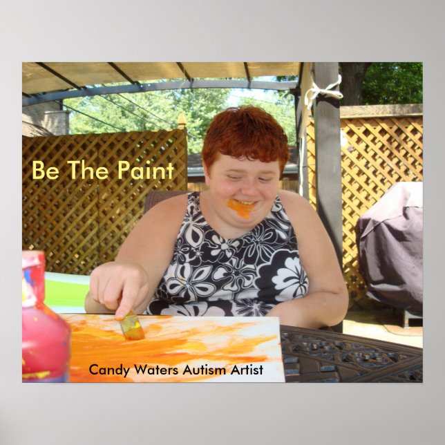Candy Waters Autism Artist Poster (Front)