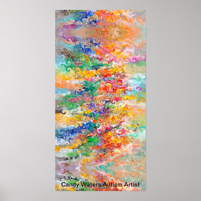 Candy Waters Autism Artist Poster (Front)